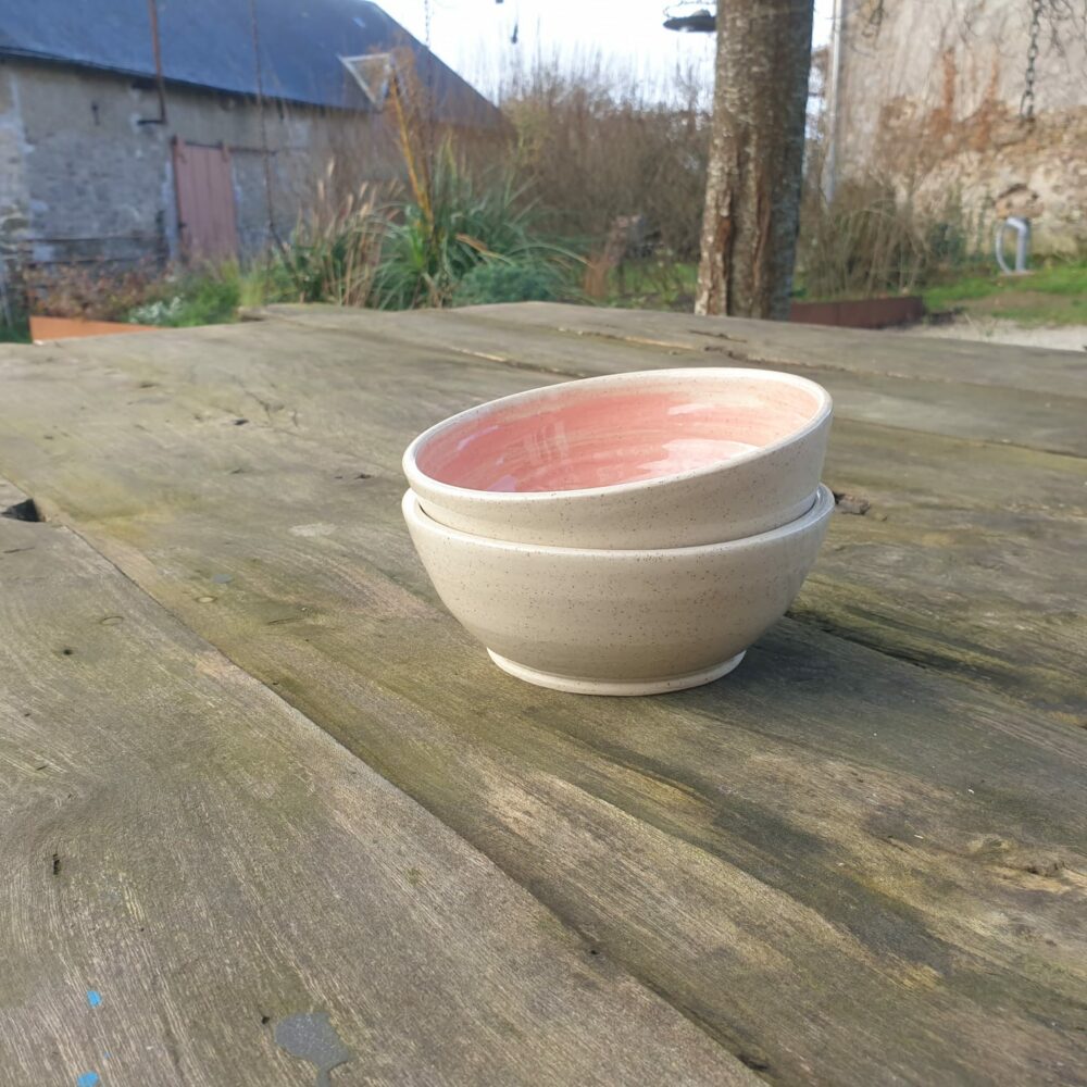 Lot de bols "POÉSIE" en grès pyrité – Douceur et artisanat fait main – Image 3