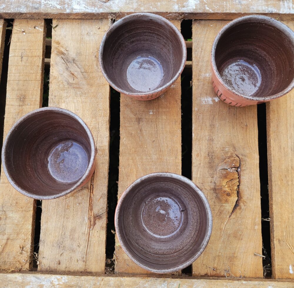 Tasse en grès rose – série LICHEN – Image 6