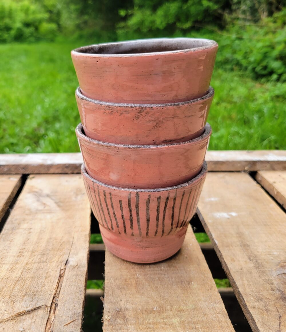 Tasse en grès rose – série LICHEN – Image 10