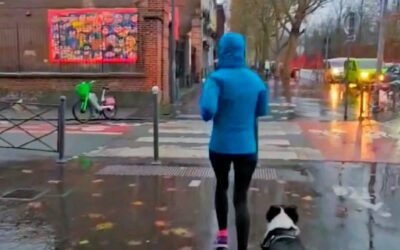 RUN — Bd. Denis-Papin > Gare Saint-Sauveur, 4 °C sous la pluie sur le plus petit boulevard du monde