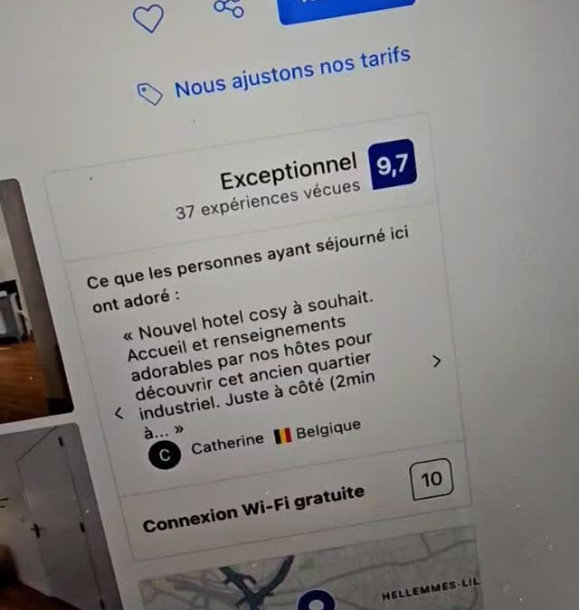 9,7 SUR BOOKING, LA MEILLEURE NOTE DE LILLE ET UNE TEAM DE CHOC 😉